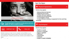 The free app was launched to mark World Day Against Trafficking after a rise in the number of calls to the Modern Slavery Helpline